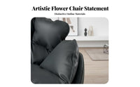 Rotating Armchair Designer-Inspired Lounge Chair Minimalist Design Ergonomic Comfort for Adults, Homeowners, Living Room