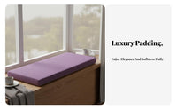 Wear-Resistant Bay Window Seat Cushion Highly Resilient High-Density Foam Bench Cushion Strong Support for Sofa