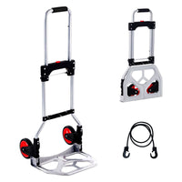 Iron Two-Wheel Folding Hand Truck with Platform Cart
