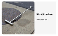 T-Handle Manhole Hook Multi-Functional Stainless Steel Pull Hook Manhole Cover Lifter for Workers, Outdoor, Warehouse