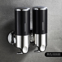 Wall-Mounted 304 Stainless Steel Soap Dispenser, Manual Press, for Hotel Bathroom