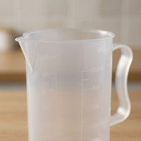 Plastic Measuring Cup Translucent Kitchen Tool Easy to Clean