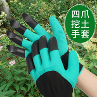 园艺手套防刺防水种花拔草劳保园林种植耐磨防滑耐脏多功能手套