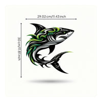 Metal Silhouette Ocean-Themed Wall Decor Flat for Living Room