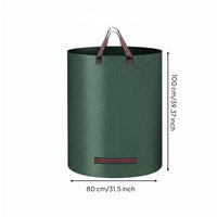 Heavy Duty Leaf Bag Self Standing Reusable Yard Waste Bag Reinforced Handles Heavy Duty Leaf Tote for Gardeners, Landscaping