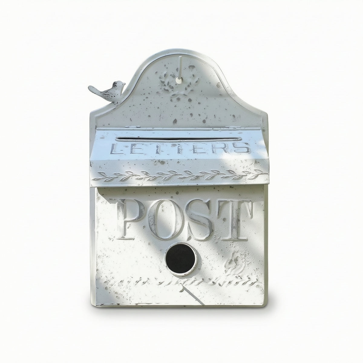 Decorative Mailbox Distressed Vintage Mailbox Wall-Mounted for Porch, Homeowners