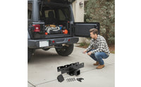 2-Inch Hitch Opening Adapter Steel Tow Hitch Adapter   Hardware for off-Roaders