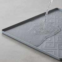 Silicone Mat with Raised Rim Waterproof Silicone Mat with Raised Edges Easy to Wipe down for Pet Owners, Coffee Lovers, Kitchen Counter, Floor