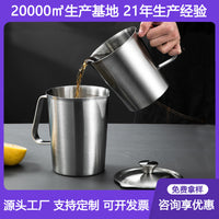 304 Stainless Steel Measuring Cup 1000ml with Scale for Baking Kitchen