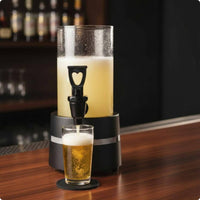 LED Beer Dispenser Cold Drinks Lighted Beer Dispenser Drinkware for Singing Bar Bar, Night Market