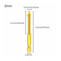 Tile and Glass Fast Drilling Power Tool Accessory for Workshop
