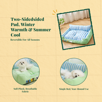 Washable small pet bed