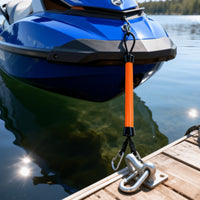 Marine Dock Mooring Rope with 316 Stainless Steel Buckles - Elastic Bungee Cord
