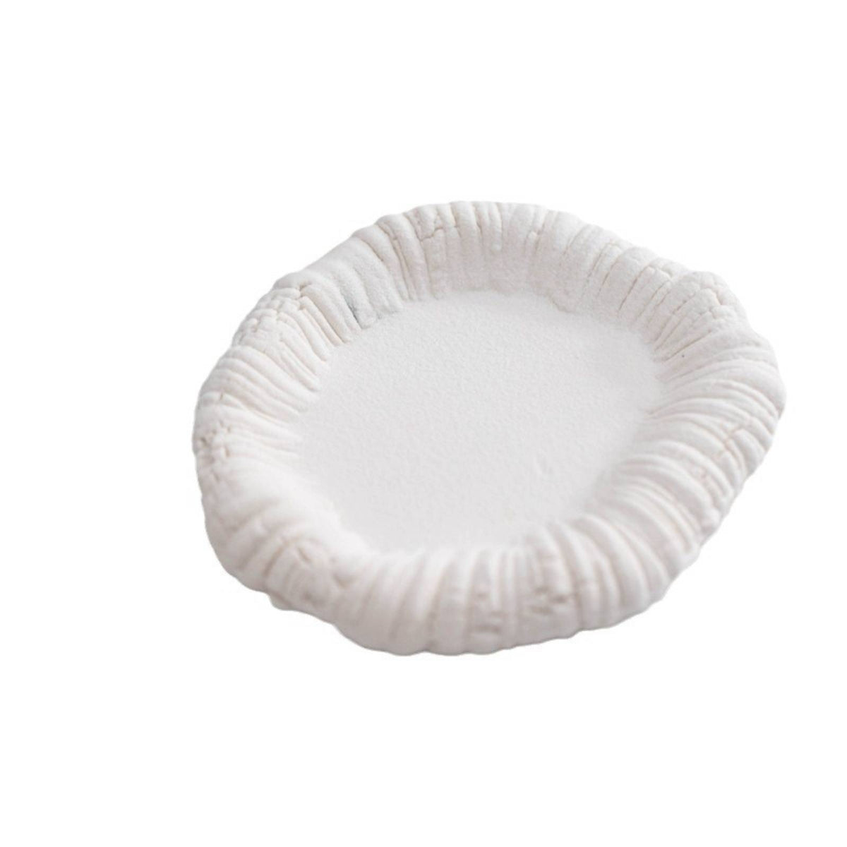 Jewelry Tray Irregular Band Holder Dish Textured Key Bowl for Dresser, Entryway