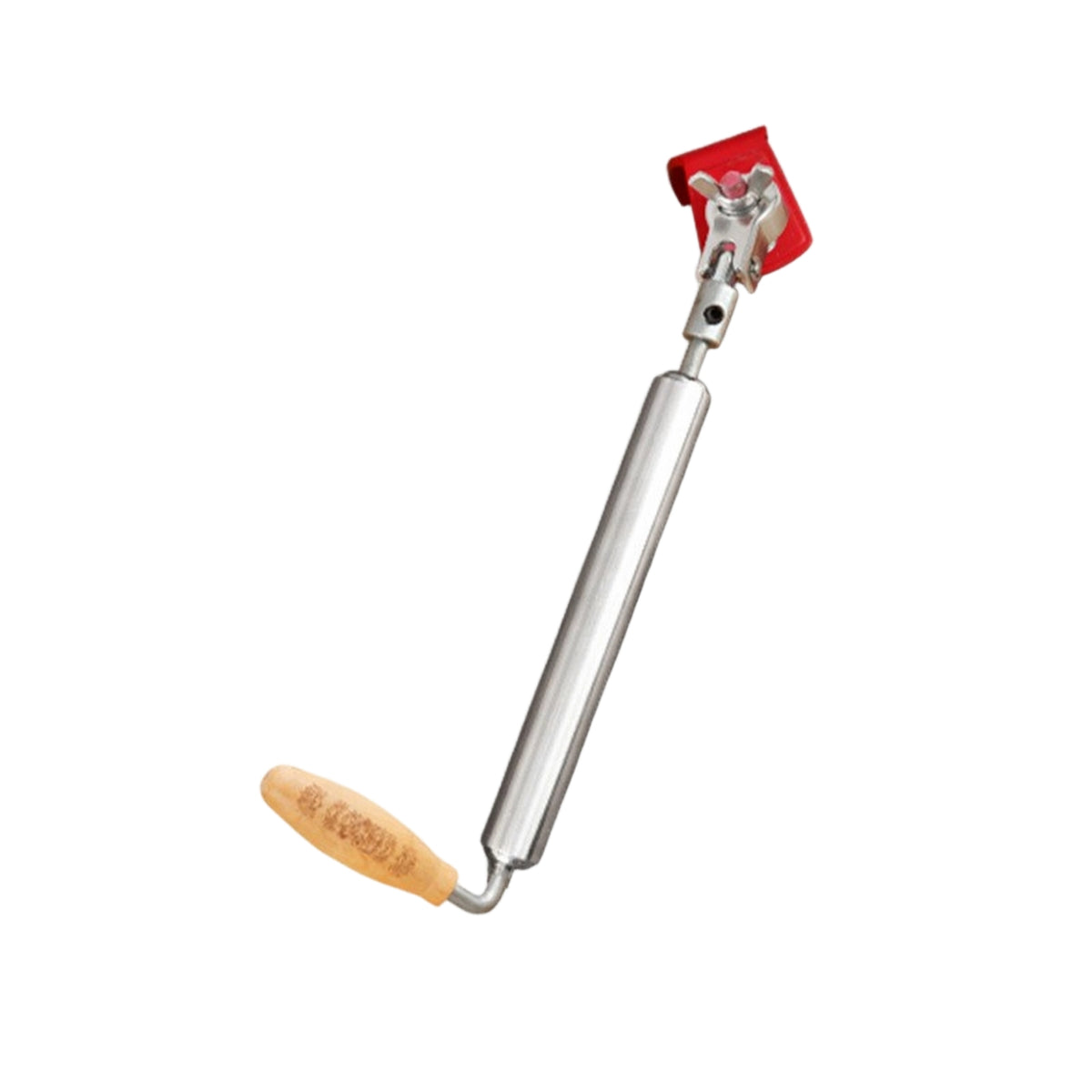 Pastry Rolling Tool with Clamp Food Grade Manual Pastry Roller with Wooden