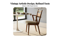 Upholstered Armchair with rearrest Cushioned Seat Upholstered Armchair adaptable Placement Easy Assembly for Homeowners, Adults
