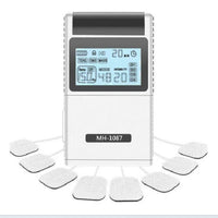 MHD TENS/EMS Electric Stimulator with Large Screen, 36/48 Modes, USB Charging, Aluminum Alloy, UK Plug