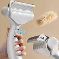 Dematting Comb Detangles Knots Pet Deshedding Brush Stainless Steel