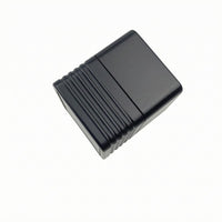 Fitted Lid Chocolate Gift Box Ribbed Sides Square Chocolate Box Textured Front Panel Glossy Top