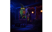 Outdoor Halloween Inflatable Witch Safe Halloween Inflatable Giant Inflate Witch Lighted for Porch