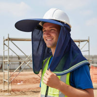 Helmet Sun Visor High Visibility Hard Hat shade Easy Attachment Hard Hat Neck Protect for Road Workers, Gardening