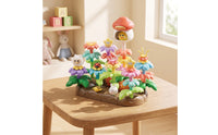 DIY Flower Garden Building Toy Snap-Together Flower Building Toy Colorful Stacking Playset Educational for Children, Girls, Toddlers, Playroom, Classroom, Preschool