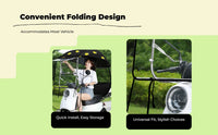 Electric Motorcycle Rain Cover, Sunshield Umbrella, Windproof and Rainproof E-Bike Cover, Universal Fit, Thickened and sturdy Shelter