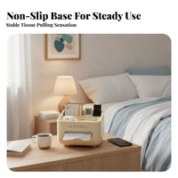 Multifunctional Tissue Box Modern Design Tissue Box with Organizer long-lasting