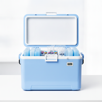 28L Medical Insulated Cooler Box with Ice Packs for Cold Chain Transport