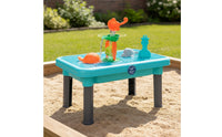 Plastic Beach Table with Accessories Portable Sand and Water Table Compact Toy Hands-on for Children, Garden
