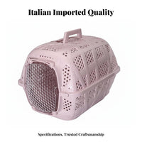 Travel Pet Crate Lightweight Ventilated Transport Box Sturdy for Cat Owners