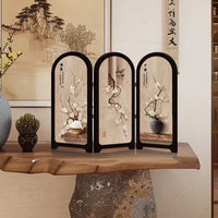 New Chinese Style Tabletop Screen Decoration for Living Room, TV Cabinet, Entryway, 2026 New Model, High-End