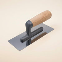 Wear-Resistant Stainless Steel Plastering Trowel Thickened Blade Beech Wood Handle Trowel Long-Lasting Flat Masonry Spreader Provides Even Finish for Plasterers, Construction Workers, DIY Enthusiasts, Home Renovation, Floor Leveling, Tile Setting