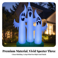 Inflatable Inflatable Specter with LED | Inflatable Decoration with LED Lights, for Yard