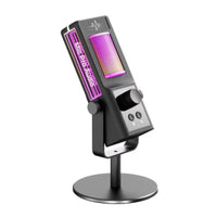Microphone with Stand Crisp USB Condenser Audio Input Device for Podcasters
