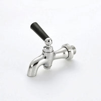 Polished Faucet with Lever Handle Threaded Dispenser Faucet Sturdy Beverage Dispenser Tap Leak-Proof for Tea Shops