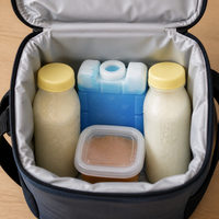 Reusable Ice Packs for Coolers, Breast Milk Storage, and Portable AC Units