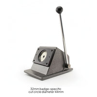 Disc Circle Cutter with Lever Hand-Operated Disc Cutter Manual Paper Punch Tool for Crafters, Hobbyists, Print Shops, Studios