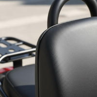 Rear Rack Backrest Cushion Liftable Design Motorbike Rear Back Pad Long-Lasting