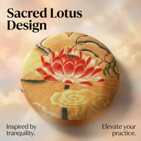 Round Meditation Cushion, Linen Floor Pillow for Meditation, Kneeling Cushion, Sitting Pad, Round Seat Cushion for Home
