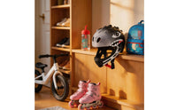 Full Face Child Helmet Ventilation Holes Child's Full Face Helmet Ventilated Secure Headgear for Children, Bicycling Riding, Skating