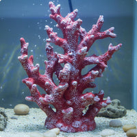 Fake Coral Branch Decoration Handmade Resin Coral Figurine Distressed Finish