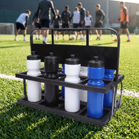 Sports Bottle Carrier Portable Water Bottle Rack Two-Tier Holder for Coaches, Athletes, Courtside, Outdoor Training, Team Practices