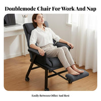 Reclining Computer Chair with Footrest Lay-Flat Recline premium Seating Ergonomic Design Adjustable Headrest for Study Room