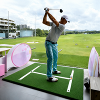 golf hitting mat