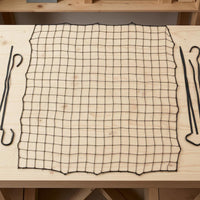 Black Soccer Rebound Net Outdoor Reinforced Border Net Hand-Finished Athletic Equipment Weatherproof