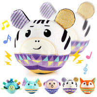 Amazon Children's Musical Bouncing Ball Sound Interactive Toy Early Education Soothing Plush Hand Ball
