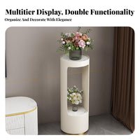 Tiered Plant Stand Sturdy Construction Wavy Tiered Plant Display Easy Assembly