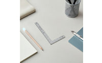 L-Shaped Ruler with Double-Sided Scale Compact Rulers Portable for Leatherwork