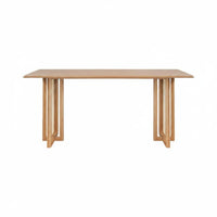 Japanese Design Dining Table Sturdy Construction Wooden Dining Firm Table Base Structure for Homeowners, Design Enthusiasts, Apartment